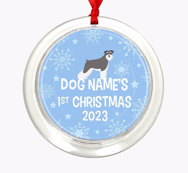 First Christmas 2023: Personalized {breedFullName} Christmas Decoration